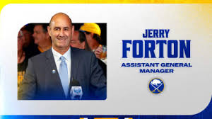 Hire Chris Bergeron and elevate Jerry Forton to associate general manager for the Sabres